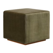 Fuller Velvet Ottoman